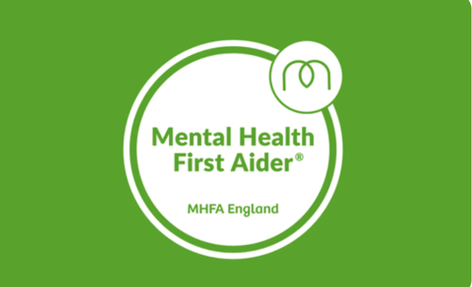 MHFA England Mental Health First Aider certification badge